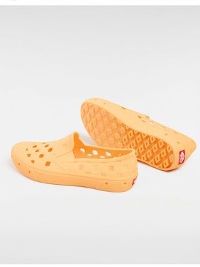 Vans NWOT as is Orange Perforated Slip-On Clog size 7